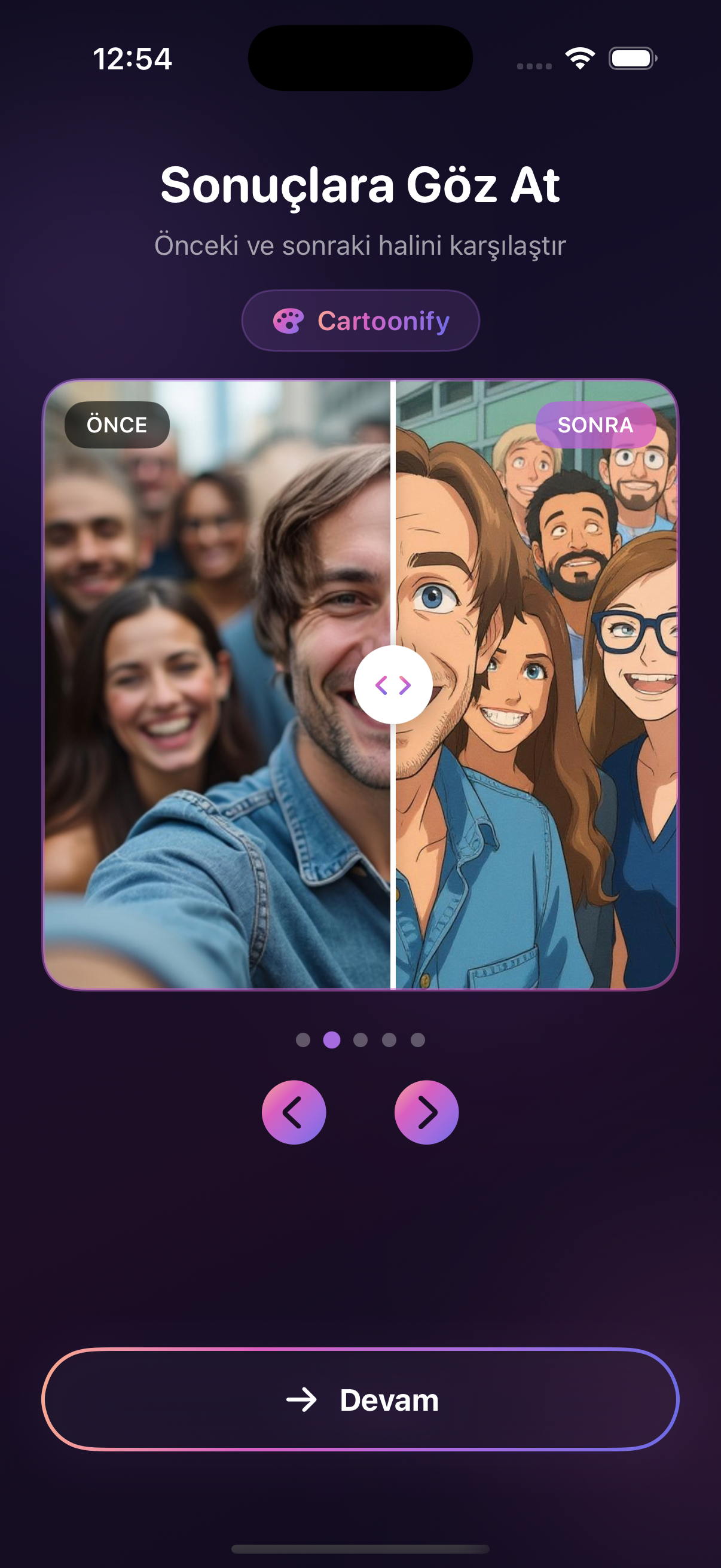 Glintly editing preview